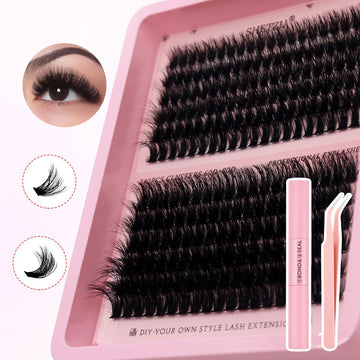 Thick DIY False Eyelashes European And American Segmented