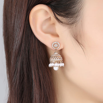 Bell Zircon Earrings