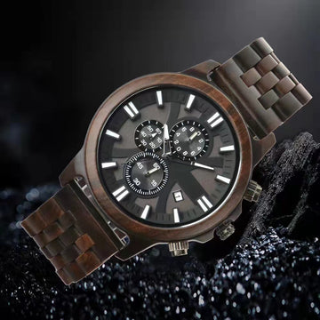 Men's Minimalist Sandalwood Watch